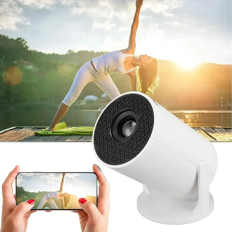 2026 New HY300 Projector with WiFi6 & BT5.0, Portable Beamer 1080P/4K Support Auto Keystone Smart Android Proyector ﻿